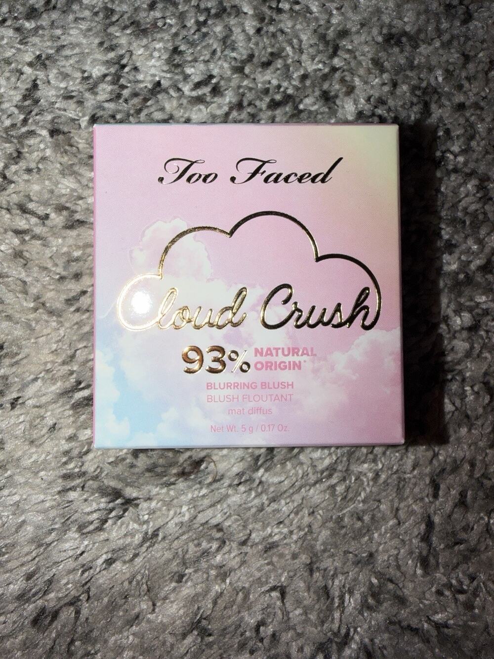 Too Faced Cloud Crush Blurring Blush Diffused Matte CANDY CLOUD - 0.17 oz / 5 g